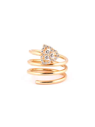 ANELLO FANTASIA IN ORO ROSA 18KT CON DIAMANTI