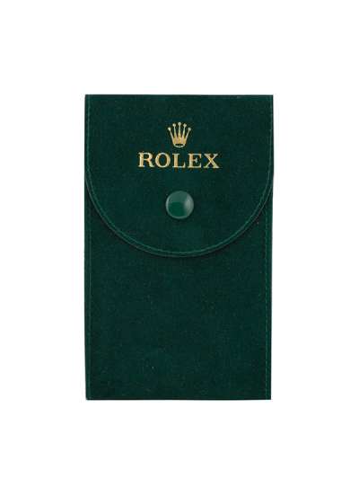 ASTUCCIO ROLEX PORTA OROLOGI IN PELLE SCAMOSCIATA VERDE