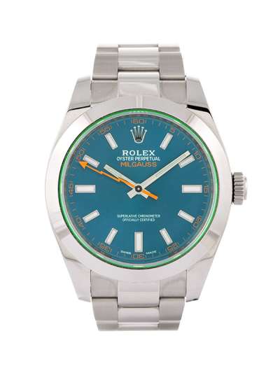 ROLEX MILGAUSS 40MM IN ACCIAIO VETRO VERDE REF. 116400GV