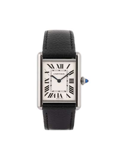 Cartier Tank Must de Cartier modello grande in acciaio ref. WSTA0138