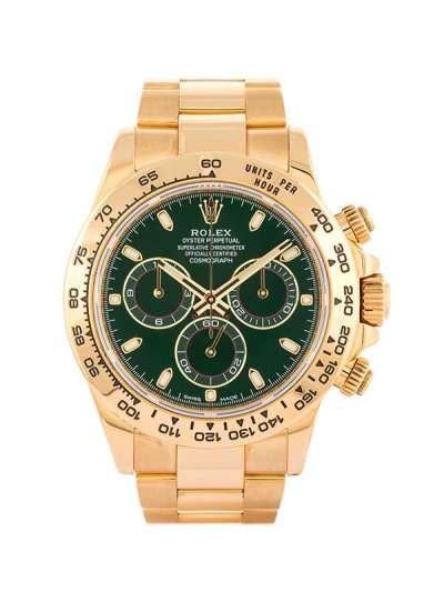 ROLEX DAYTONA QUADRANTE VERDE 40MM IN ORO GIALLO REF. 116508