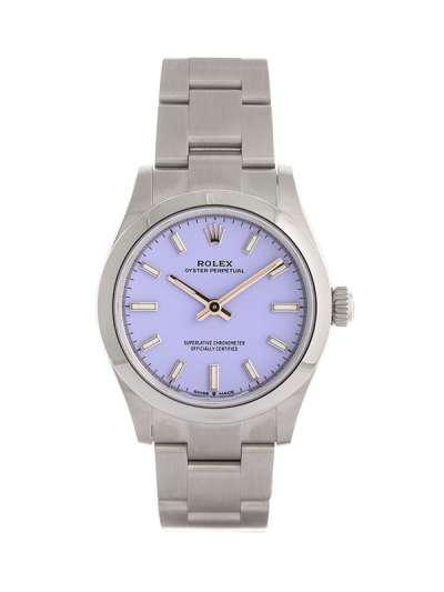 ROLEX OYSTER PERPETUAL LAVANDER 31MM IN ACCIAIO REF. 277200